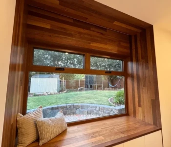 Timber Window Seat Storage