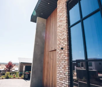 Modern Facade Brick Timber